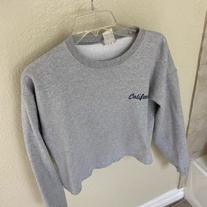BRANDY MELLVILE CROPPED SWEATSHIRT
